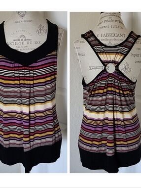 Stripes Racerback Tank